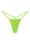 Iced Out G-String In Neon Green