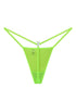 Iced Out G-String In Neon Green
