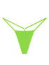 Iced Out G-String In Neon Green