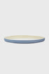 Handmade Porcelain Bowl. Forget-me-not/Chocolate