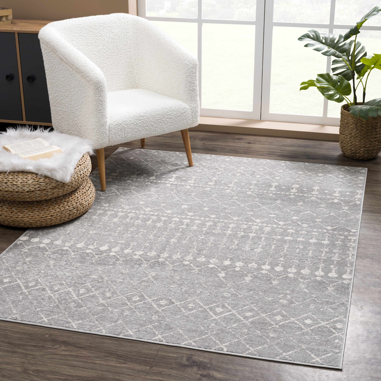Alfombra Tigrican 2334 Gris Claro - Edición Limitada