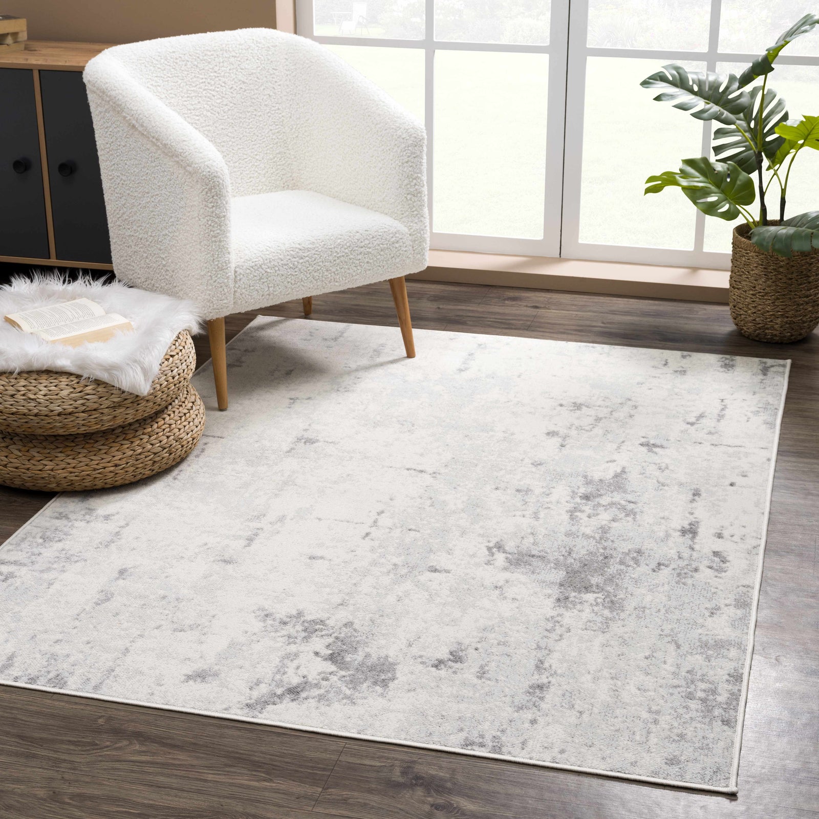 Alfombra abstracta Tigrima Ivory 2319