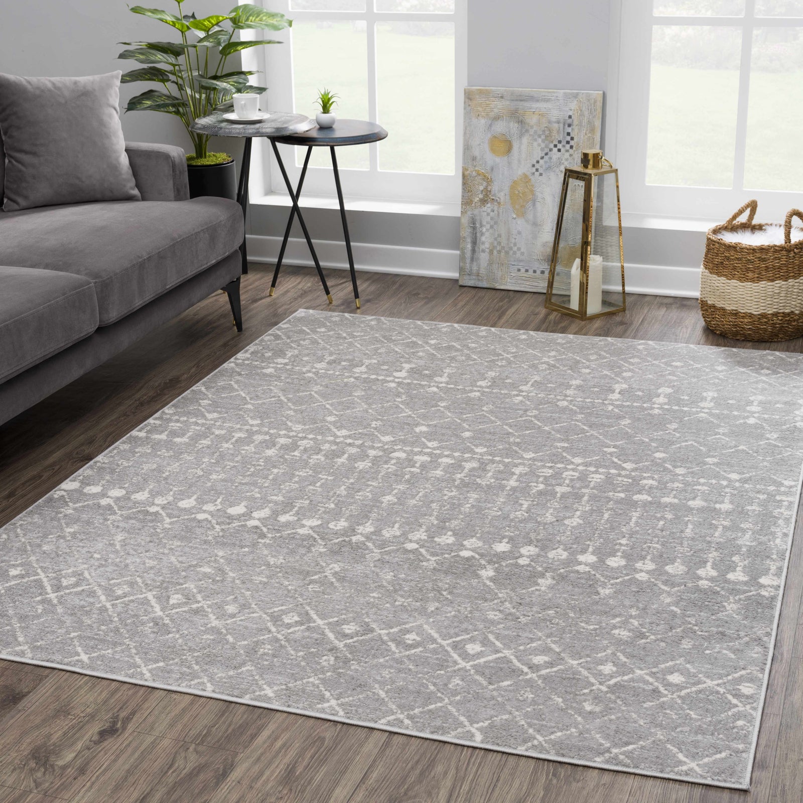 Alfombra Tigrican 2334 Gris Claro - Edición Limitada