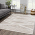Alfombra beige Tigrisis 2328