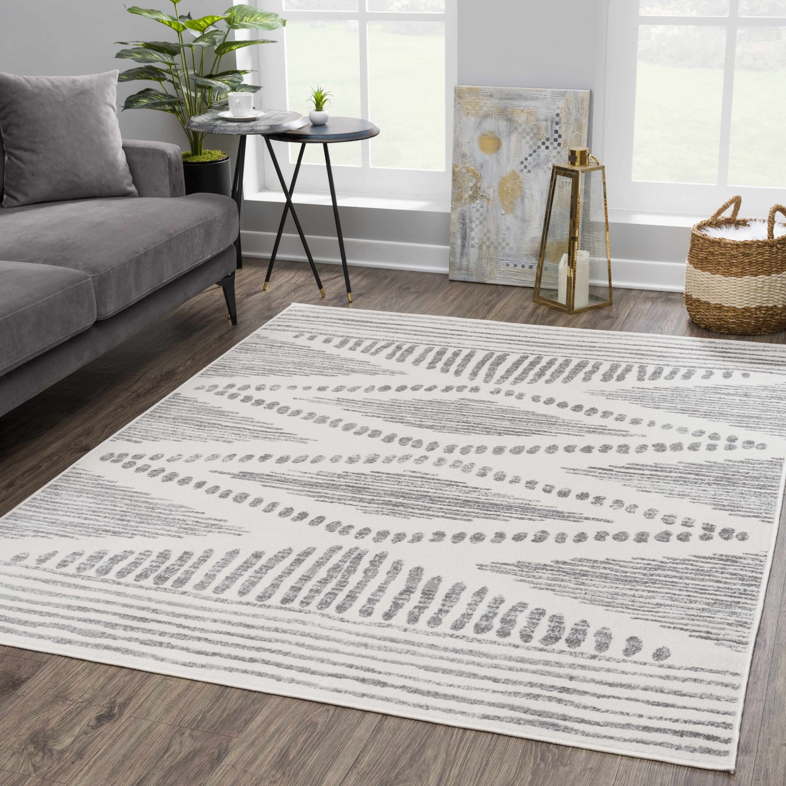 Alfombra Tigrisis Marfil 2327