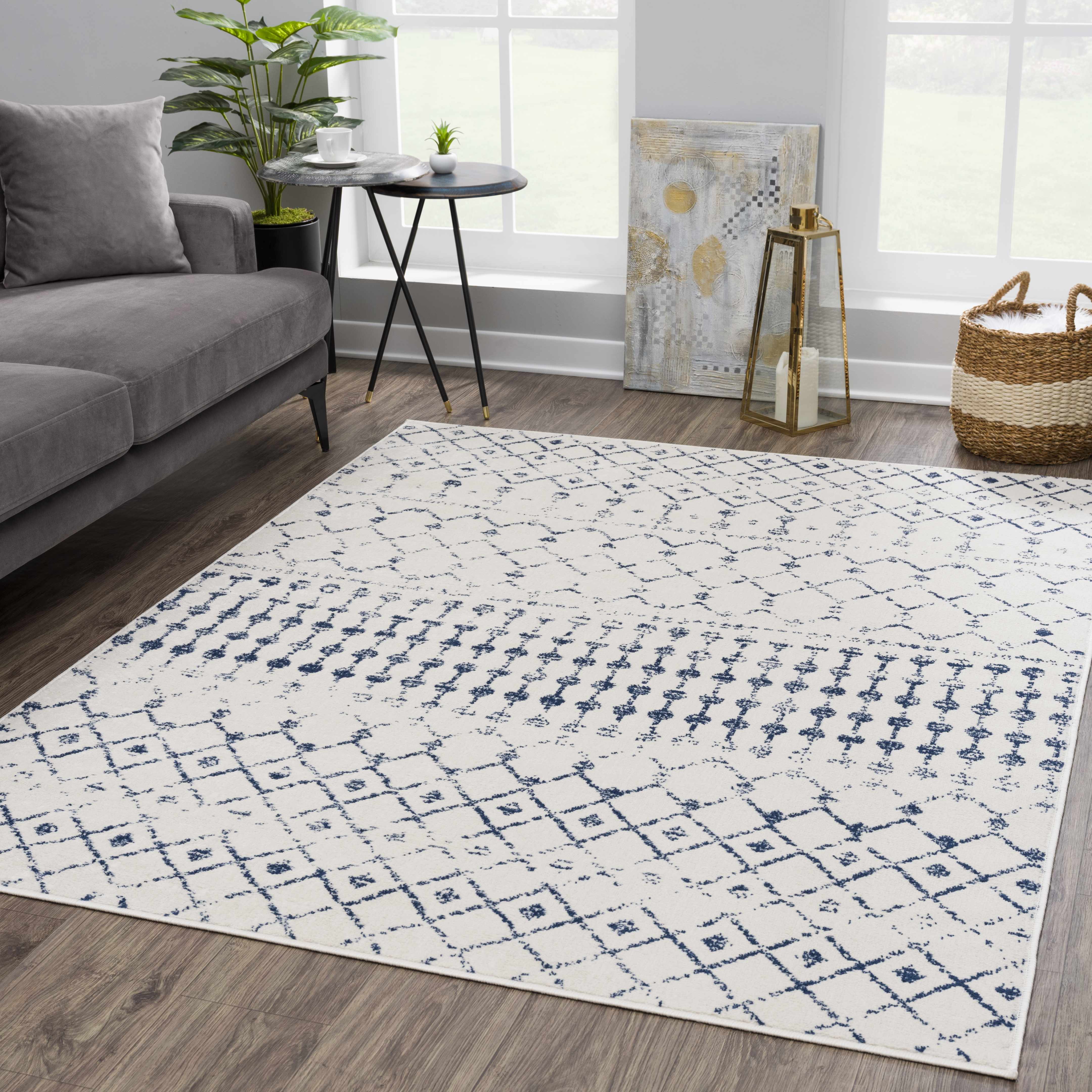 Alfombra azul tigrican 2332