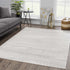 Alfombra azteca Tigri en color marfil y gris 2317 - Oferta