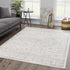 Alfombra Tigried color marfil y gris 2323 - Liquidación