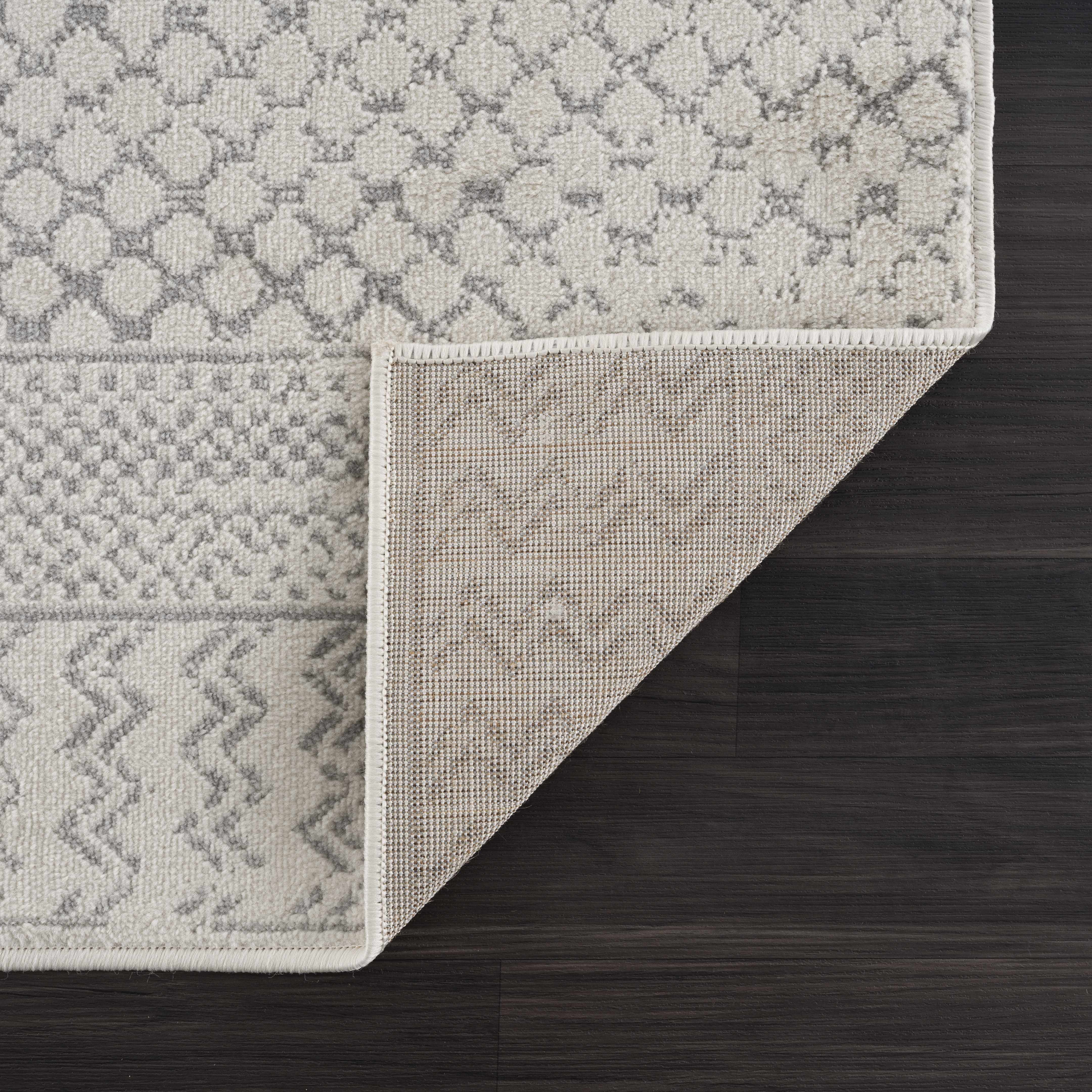 Alfombra azteca Tigri en color marfil y gris 2318 - Oferta