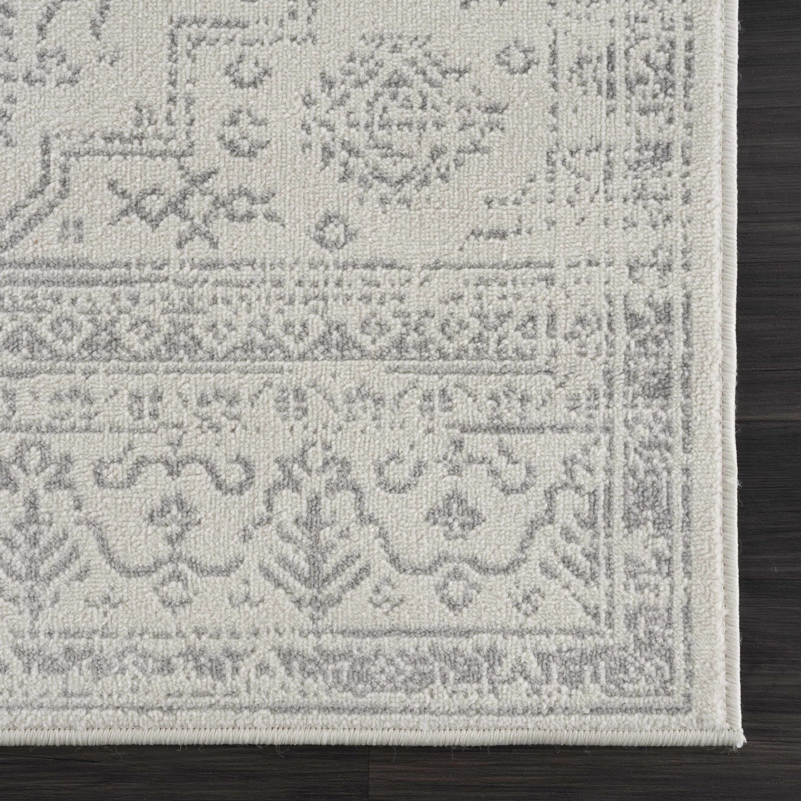 Alfombra Tigried color marfil y gris 2323 - Liquidación