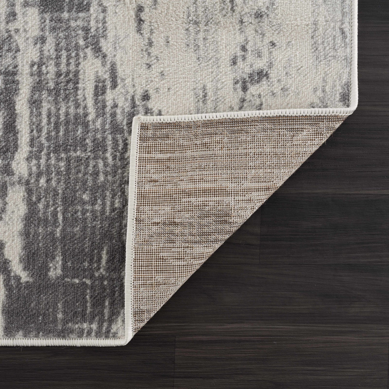 Alfombra abstracta Tigrima 2320 marfil y gris - Promoción