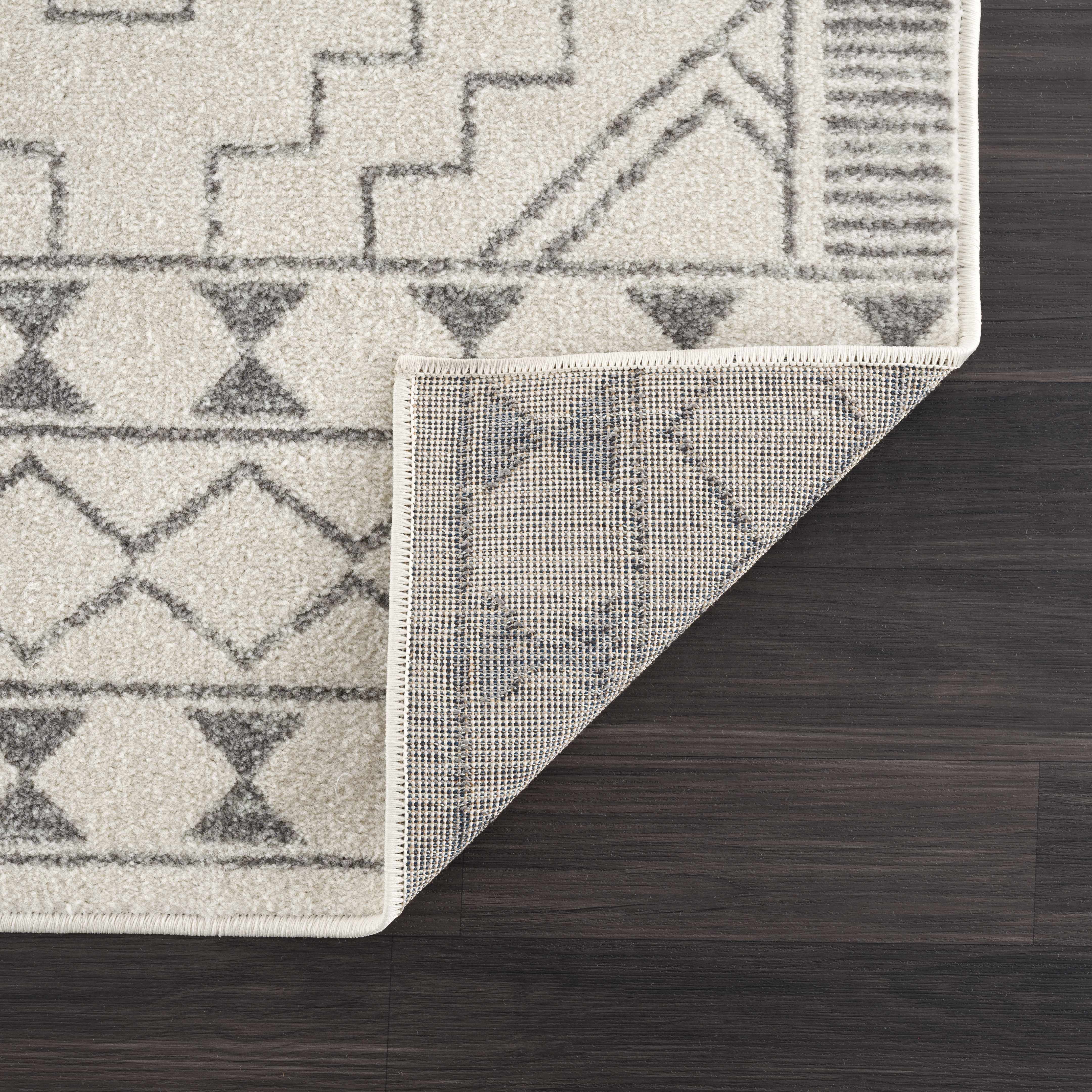 Alfombra tribal color marfil KMRSH-4614 - Oferta