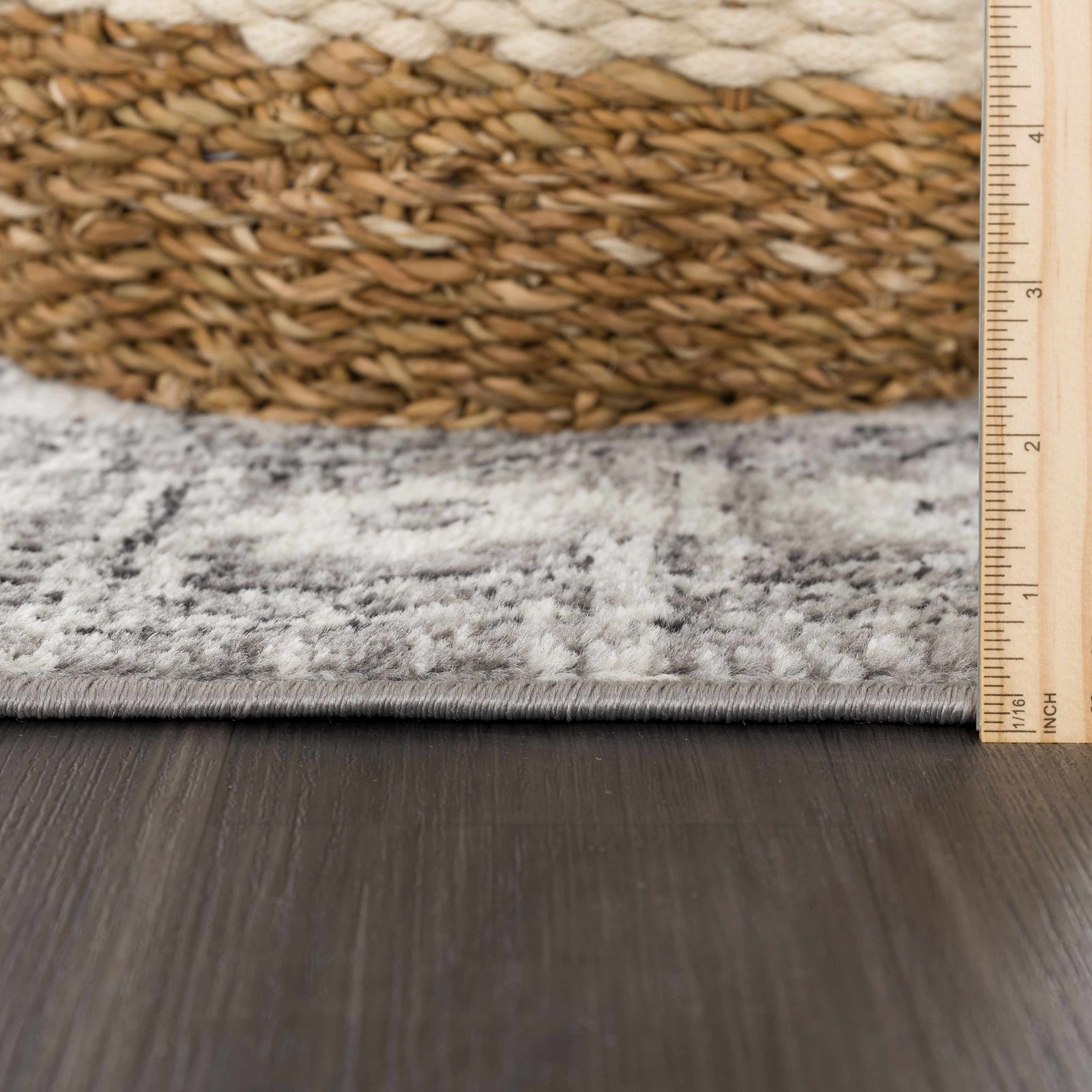 Alfombra gris Marash 4605 - Liquidación