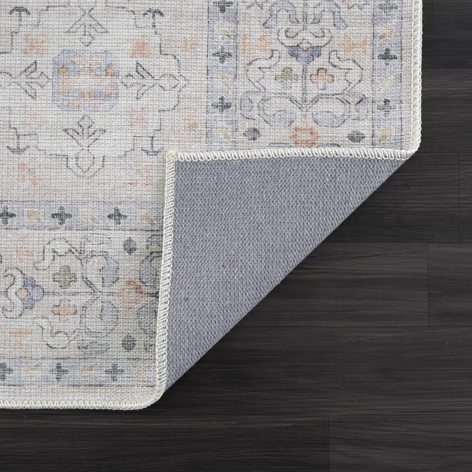 Alfombra lavable vintage Beckett beige - Liquidación