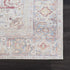 Alfombra lavable vintage Leeston en color crema óxido - Oferta