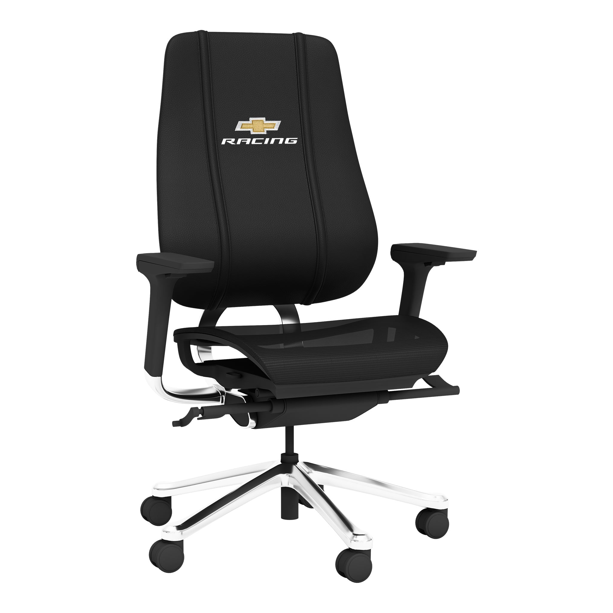 Silla de juego Phantomx de malla con logotipo de Chevy Racing
