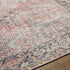 Alfombra desgastada lavable de color rosa Dunshaughlin - Oferta