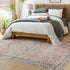 Alfombra desgastada lavable de color rosa Dunshaughlin - Oferta