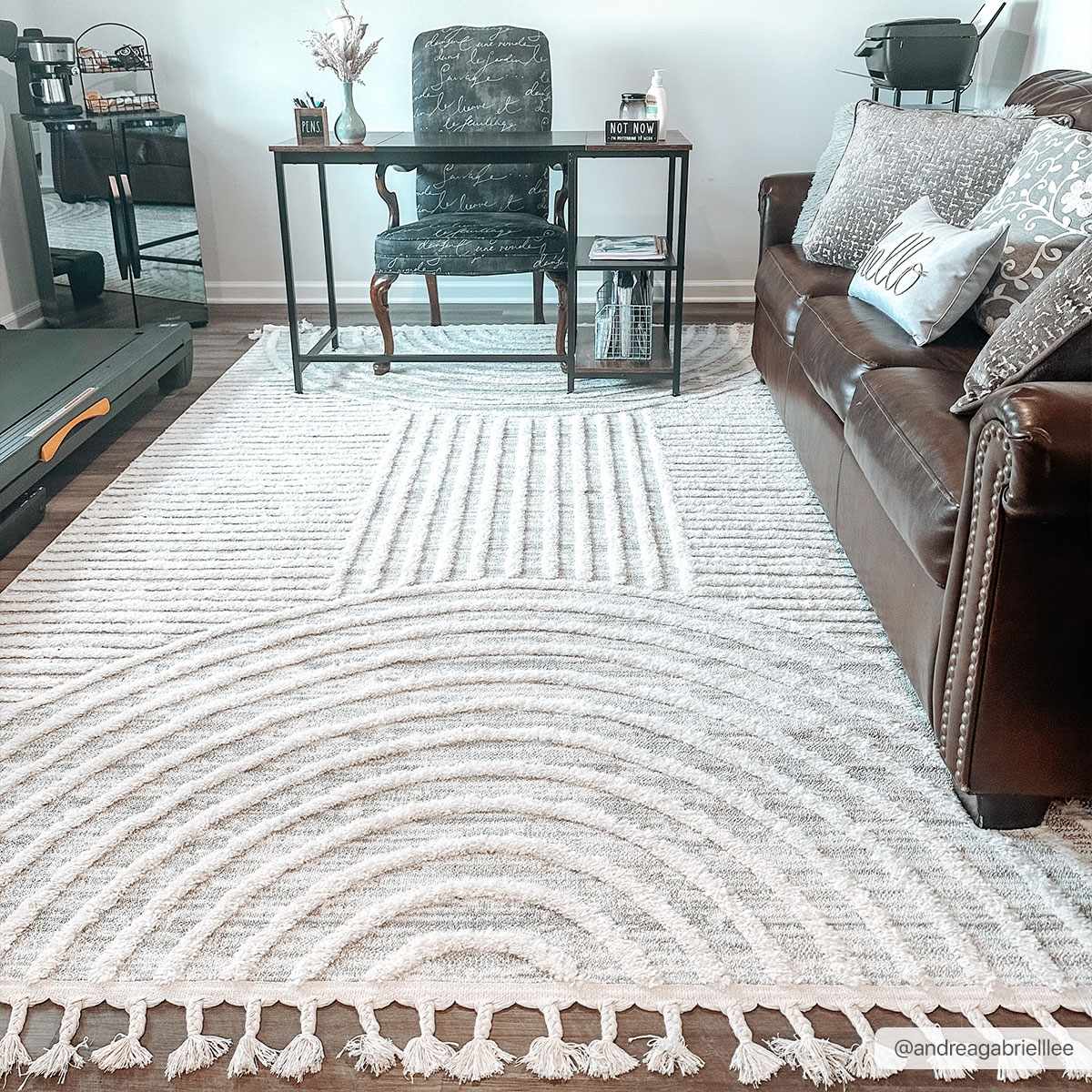Alfombra texturizada arcoíris de Dauin