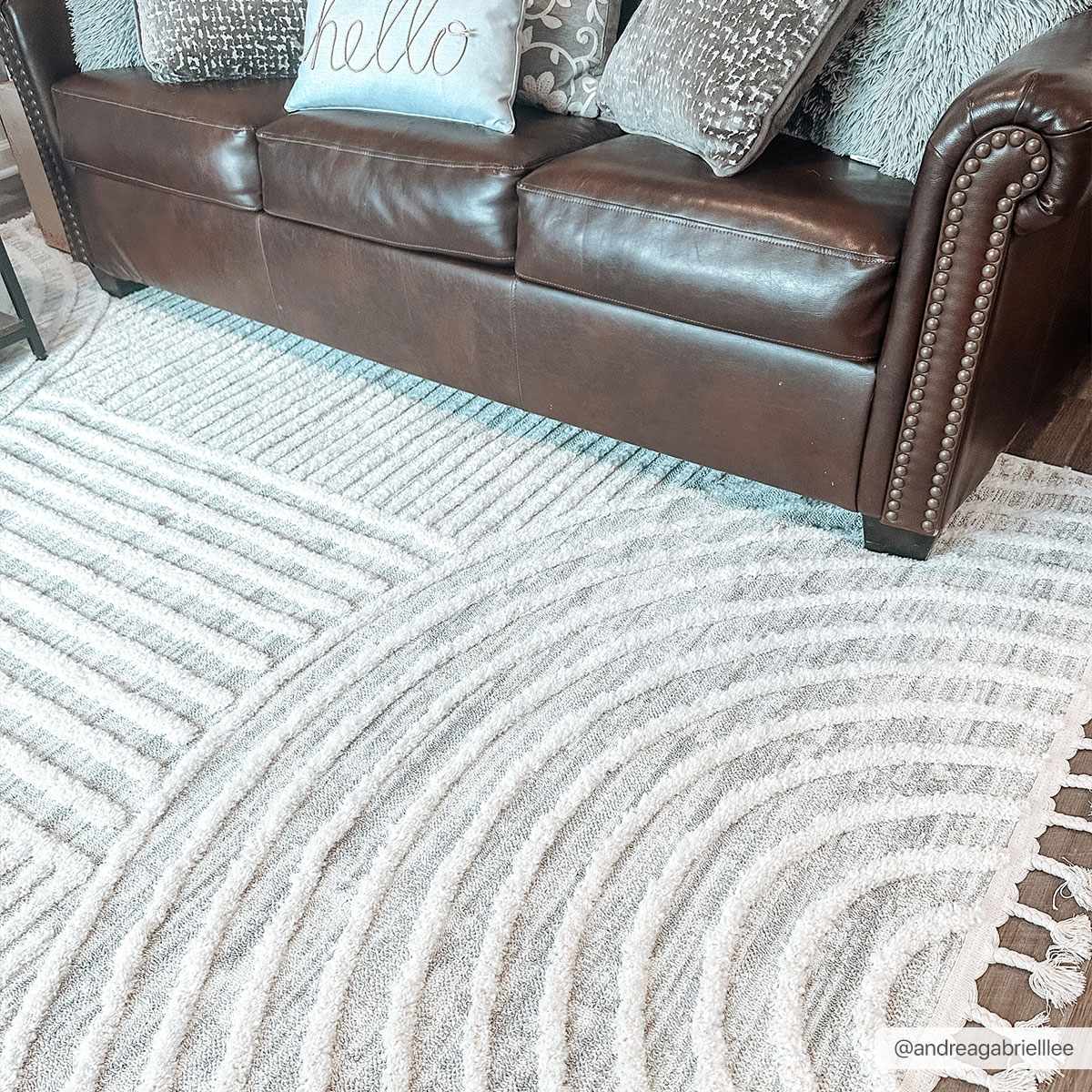 Alfombra texturizada arcoíris de Dauin