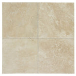 Denizli Beige Travertine Brushed and Chiseled Floor and Wall Tile - Livfloors Collection