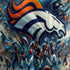 Juego de ropa de cama Denver Broncos, funda de edredón sin relleno