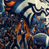 Juego de ropa de cama Denver Broncos, funda de edredón sin relleno