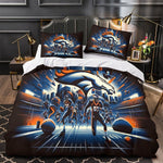 Juego de ropa de cama Denver Broncos, funda de edredón sin relleno