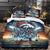 Juego de ropa de cama Denver Broncos, funda de edredón sin relleno