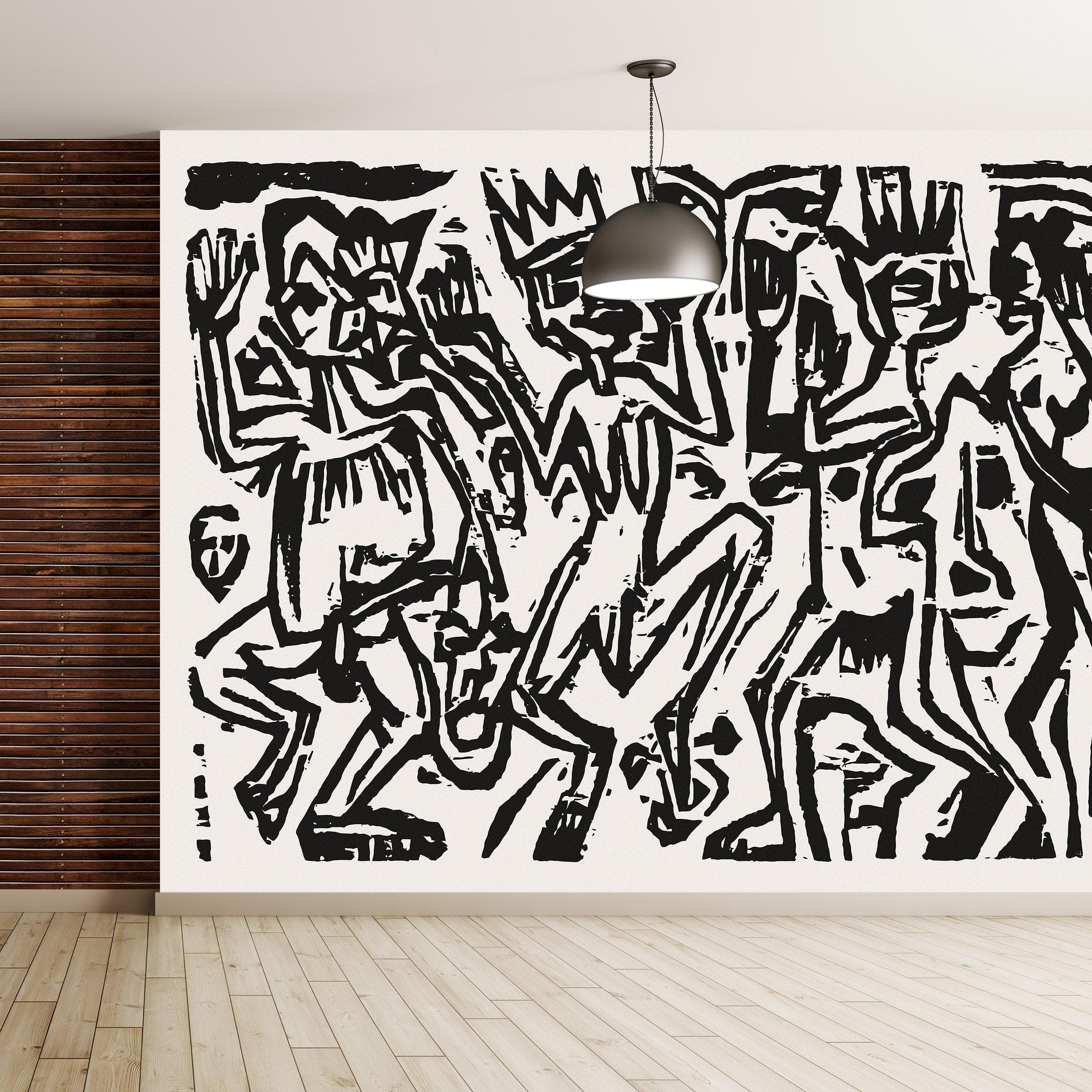 Mural de pared con impresión artística de Die Irren III. Obra de arte famosa (1912-1923) de Ernst Ludwig Kirchner. #6349