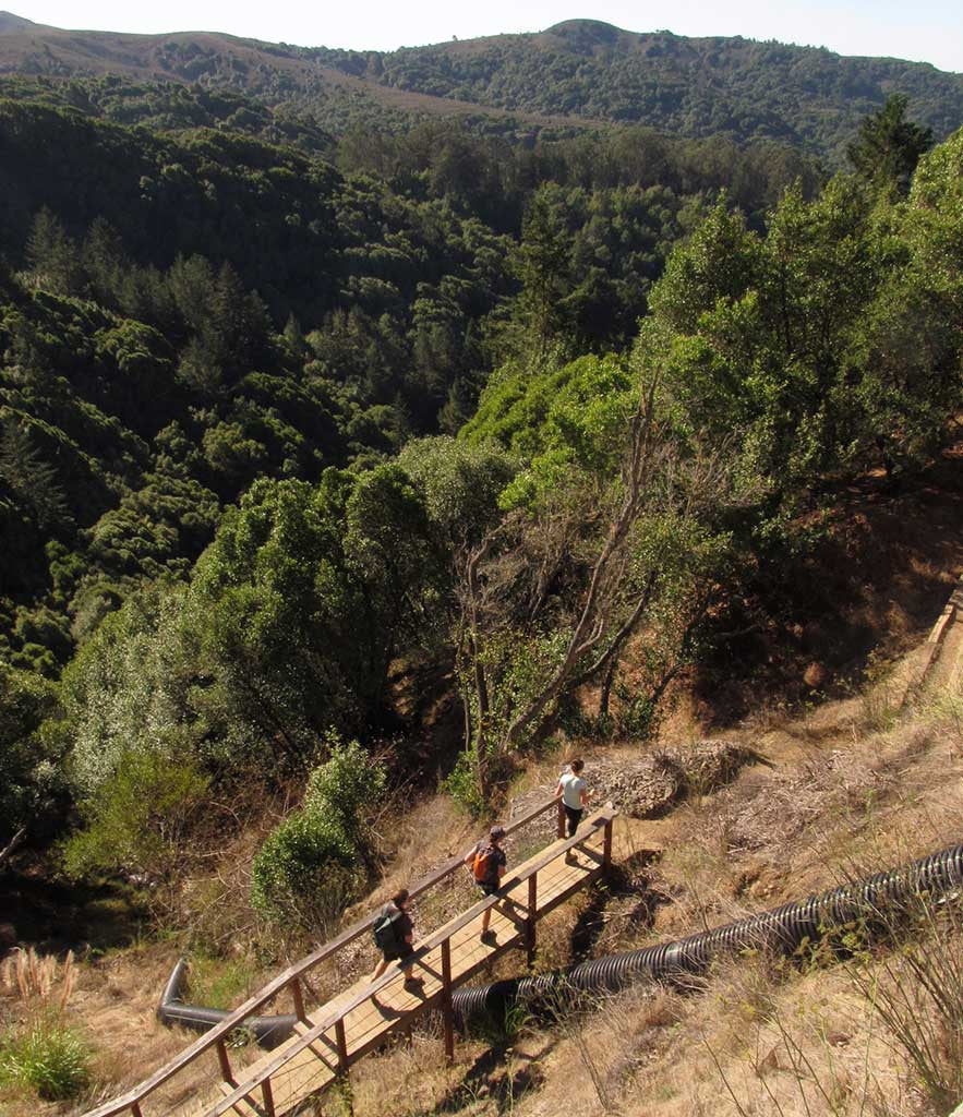 Mt. Tam Hiking Trail Map
