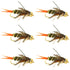 Double Bead Twenty Incher Nymph Fly Fishing Flies - 6 Flies Hook Size 8