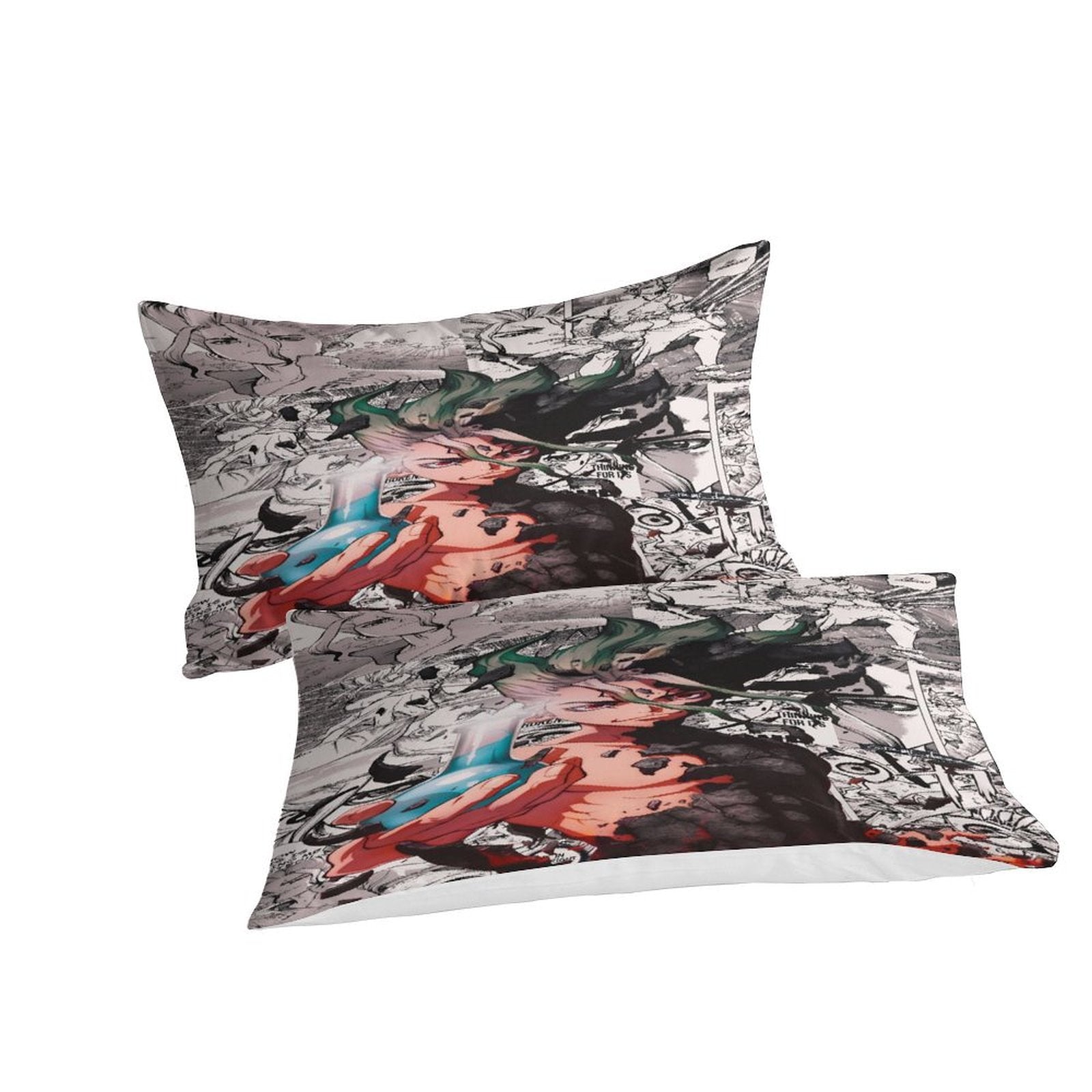 Juego de cama con funda de edredón y relleno de Dr Stone Hd Anime