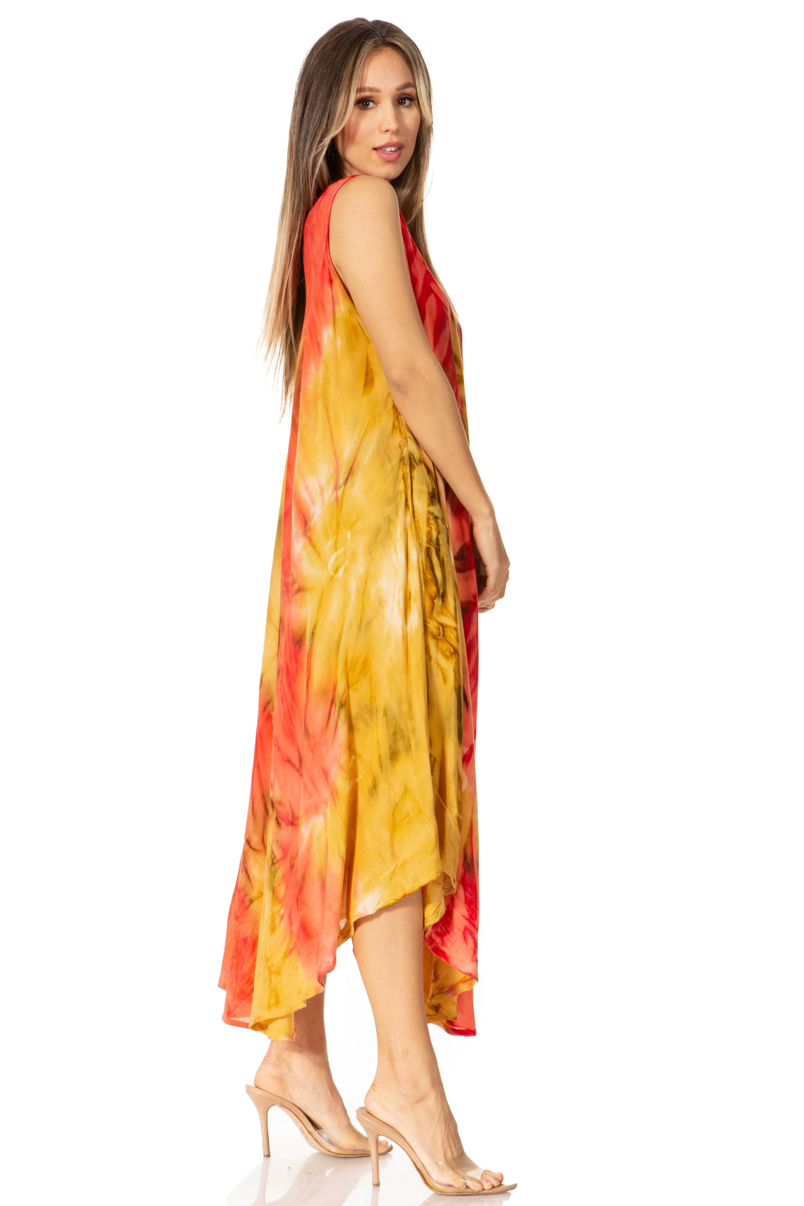Sakkas Starlight Caftan Tank Dress / Cover Up
