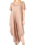 Sakkas Everyday Essentials Cap Sleeve Caftan Dress / Cover Up