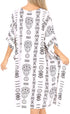 Sakkas Trina Women's Casual Loose Beach Poncho Caftan Dress Cover-up Many Print
