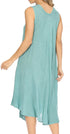 Sakkas Everyday Essentials Caftan Tank Dress / Cover Up