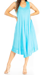 Sakkas Everyday Essentials Caftan Tank Dress / Cover Up