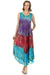Sakkas Ombre Floral Tie Dye Tank Sheath Caftan Rayon Dress