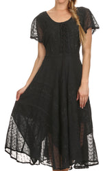 Sakkas Marigold Embroidered Fairy Dress