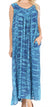 Sakkas Adele Sequin Embroidered Scoop Neck Sleeveless Dress / Cover Up