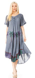 Sakkas Kai Palm Tree Caftan Tank Dress / Cover Up