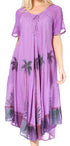 Sakkas Kai Palm Tree Caftan Tank Dress / Cover Up