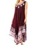 Vestido caftán largo sin mangas con bordado floral Alexis de Sakkas
