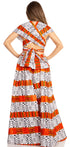 Sakkas Sandy Sexy Backless Year Around Long Maxi Infinity Dress Many Ways To Wear