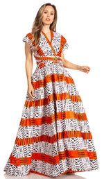 Sakkas Sandy Sexy Backless Year Around Long Maxi Infinity Dress Many Ways To Wear