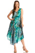 Sakkas Laeila Tie Dye Washed Long Sleeveless Tank Top Caftan Dress / Cover Up