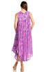 Sakkas Laeila Tie Dye Washed Long Sleeveless Tank Top Caftan Dress / Cover Up