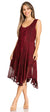 Sakkas Magdilena Stonewashed Corset Front Embroidered Dress