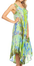 Sakkas Neja Women's Casual Maxi Summer Sleeveless Loose Fit Tie Dye Tank Dress